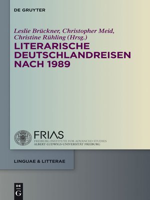 cover image of Literarische Deutschlandreisen nach 1989